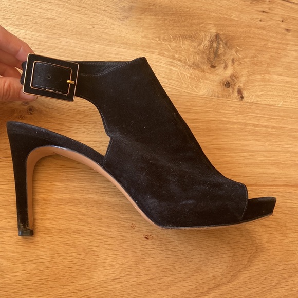 Via Spiga - black Swede leather heels (US 6.5 EUR 37.5) - Picture 3 of 4